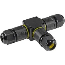 ChiliTec Kabelverbinder wasserdicht, für Kabel-Ø, 3-Wege Verteiler, 3-polig