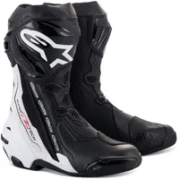 Alpinestars Supertech R Vented Schwarz/Weiß 45