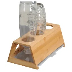 Kesper Flaschen Abtropfhalter, Bambus 58650 , Maße (B x L x H): 32 x 17,5 x 12 cm