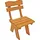 DEGAMO Freital Gartenstuhl 50 x 60 x 60 cm hellbraun