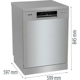 Gorenje GS642D90X Stand-Geschirrspüler 60 cm