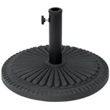Outsunny Sonnenschirmständer 14 kg Schirmständer für Sonnenschirme 35-48 mm Sonnenschirmfuß für Garten Terrasse Balkon Zement Ø49 cm - Aosom.de