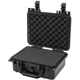 HMF ODK100 Outdoor-Fotokoffer, Transportkoffer mit Rasterschaumstoff, 27 x 24,5 x 13 cm