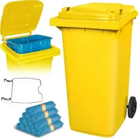 BRB-Lagertechnik Mülltonne 240 l Gelb