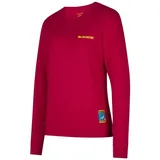 La Sportiva Climbing on the Moon Sweatshirt Fucsia/Giallo S