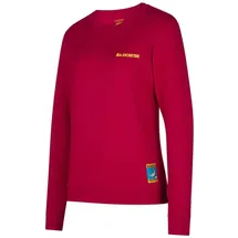 La Sportiva Climbing on the Moon Sweatshirt Fucsia/Giallo S