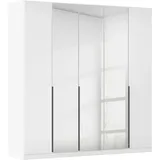 Rauch »Kleiderschrank Schrank Garderobe AGORDO mit Dekor- oder Hochglanzfront« in zwei Griff-Farben, Breiten 91-360 cm, durchdachte Innenausstattung, in 7 Breiten und 2 Höhen MADE IN GERMANY, weiß