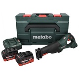 METABO SSE 18 LTX BL Akku-Säbelsäge inkl. Koffer + 2 Akkus 8.0Ah (602267810)