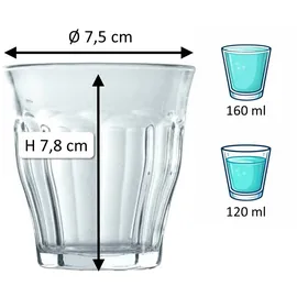 Duralex Becher 0,16 l 6-tlg.