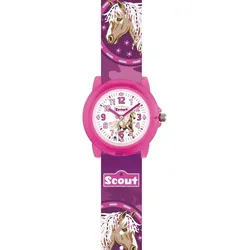 Scout Mädchen Armbanduhr Crystal 280305042 Pferd