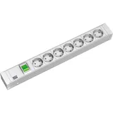 Bachmann Steckdosenleiste 2,0 m Weiß 7 St.