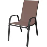 Mojawo Gartenstuhl 53 x 73 x 92 cm braun