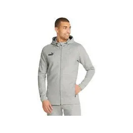 Puma teamFINAL Casuals Hooded JKT Light Gray Heather