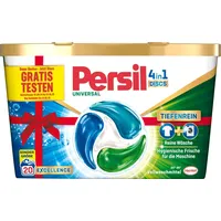 Persil Universal 4in1 DISCS (20 Waschladungen), Universal Waschmittel mit Tiefenrein Technologie, Vollwaschmittel für reine Wäsche und hygienische Frische für die Maschine