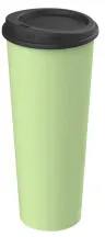 Kaffeebecher Mehrwegbecher To Go Becher mit Deckel, 0,5 Liter 01969055-00000 , 1 Stück, Farbe: geselliges grün/schwarz