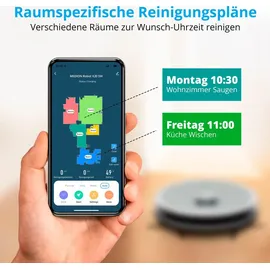 Medion X21 SW Saug-Wischroboter Weiß