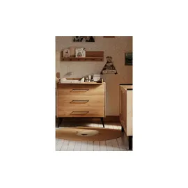 Pinio Kommode Retro ¦ holzfarben ¦ Maße (cm): B: 52,4 H: 92,2