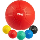 Matchu Sports - Medizinball 1/2/3/4/5 kg Fitnessball Gewichtsball 2