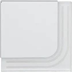 Einbauleuchte Wave WV04/AL/BC, 12V, Aluminium - 75 x 75 x 30 mm