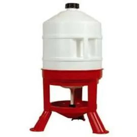 Kerbl Geflügeltränke 30 l Rot/Weiß
