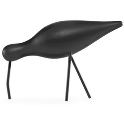 Normann Copenhagen - Shorebird Bildhauerei Large Black - 22 cm - 14 cm