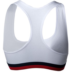 FILA Damen Bustier, Vorteilspack - Bra, Sport-BH, Racerback, Cotton Stretch, XS-XL Weiß XS 4 Bustiers (4x1B)
