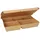 Papstar Lunchboxen Pappe 5-geteilt 900 ml 100 St. Braun