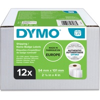 Dymo Etiketten LabelWriter 99014, 101x54mm, weiß, 12 Rollen (S0722420)