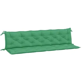 vidaXL Bankauflage 200 x 50 x 7 cm grün 2 St.