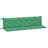 vidaXL Bankauflage 200 x 50 x 7 cm grün 2 St.