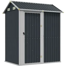 vidaXL Gerätehaus 1,92 x 1,52 m Anthrazit