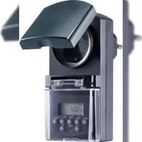 Sygonix SY-5044422 Steckdosen-Zeitschaltuhr digital Wochenprogramm 1800 W IP44 Countdown-Funktion,