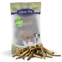Lyra Pet® 1 kg Ochsenziemer Abschnitte 4-12 cm | Ochse Rind Rinderhaut Kauspaß Leckerli Kauartikel Hundefutter Kausnack Belohnung Training