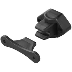 ProPlus 362622BK Türfänger schwarz mit Scharnier für Wohnwagen Wohnmobil