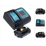 Makita Power Source Kit 18 V mit 1x BL 1820 B Akku 2,0 Ah ( 197254-9 ) + DC 18 SD Ladegerät ( 194533-6 )