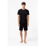 Fila Schlafanzug MAN JERSEY PYJAMAS Schwarz M