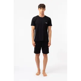 Fila Schlafanzug MAN JERSEY PYJAMAS Schwarz M
