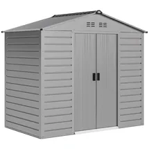 Outsunny Gerätehaus 2,13 x 1,31 m Grau
