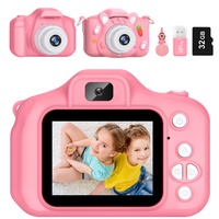 TAIKOUL Kinder Kamera, 2.0'' Display Fotoapparat Digitalkamera, Geschenke für 3 4 5 6 7 8-12Jahre mädchen und Jungen (Lila)