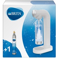 Brita SodaONE white + PET-Flasche + Zylinder