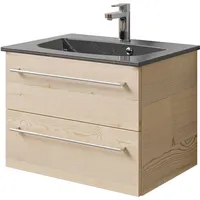 Saphir »Serie 6025 Mineralmarmor-Waschtisch mit Unterschrank, 67 cm breit«,