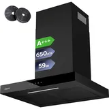 Ciarra VMB6102 Wandhaube 60 cm Schwarz