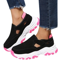 Fannyfuny Barfussschuhe Damen Sommer Air Cushion Diabetiker Schuhe Weiss Hoch Trainingsschuhe Cushion Wasserdicht Flach Plateau Shoes Mesh Atmungsaktiv Bequeme Leistungsstarke Wmshoes Sneakers Schuhe - 40 EU