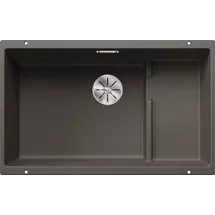 Blanco Subline 700-U rechts Einbauspüle vulkangrau Handbetätigung 730 x 460 mm