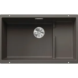 Blanco Subline 700-U rechts Einbauspüle vulkangrau Handbetätigung 730 x 460 mm