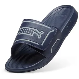 Puma Royalcat Comfort 2 Schiebe-Sandalen, Marineblau, kühles Mittelgrau, 46 EU