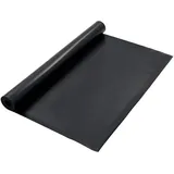 vidaXL Bodenbelag 1,2 x 5 m Gummi Schwarz