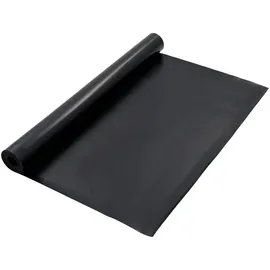 vidaXL Bodenbelag 1,2 x 5 m Gummi Schwarz