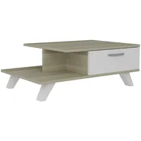 Moebel17 Couchtisch Weiß Cordoba, 90 x 60 x 33