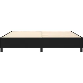 vidaXL Boxspringbett 200 x 200 cm Schwarz